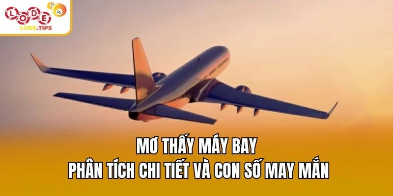 Mơ Thấy Máy Bay – Phân Tích Chi Tiết Và Con Số May Mắn