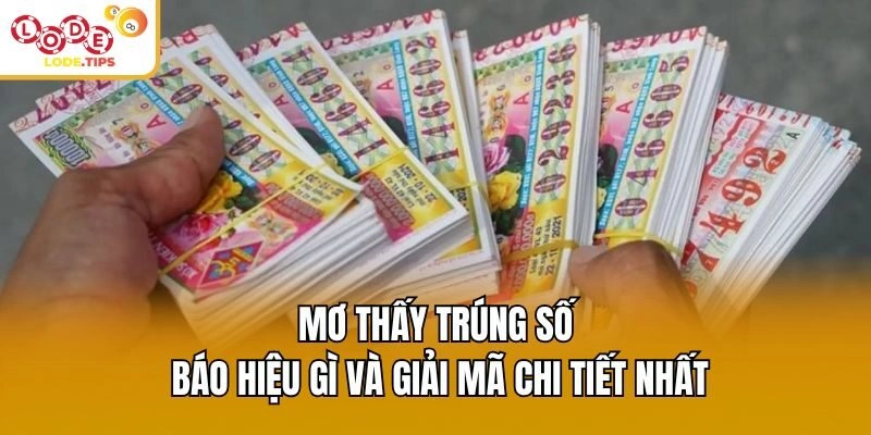 Mơ Thấy Trúng Số Báo Hiệu Gì Và Giải Mã Chi Tiết Nhất